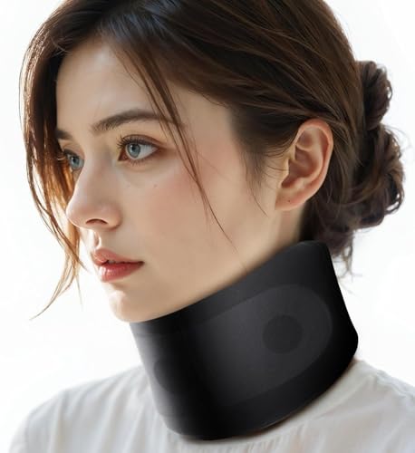 ヒャユロ首コリ 肩コリ解消グッズ 首サポーター 首伸ばし 首ストレッチャー PC作業 テレワーク スマホ操作 移動中 寝違い対策 家事 育児 父の日 母の日 記念日 誕生日 敬老の日 プレゼント 女性 男性 お祝い 男女兼用 洗えるカバー付き (大号)