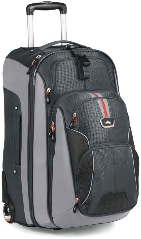 wheeled backpack with daypack