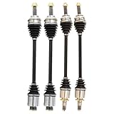 CV Axle Front and Rear CV Joint Drive Shaft Assembly for Subaru Legacy 2.5L Manual 2000-2004 for