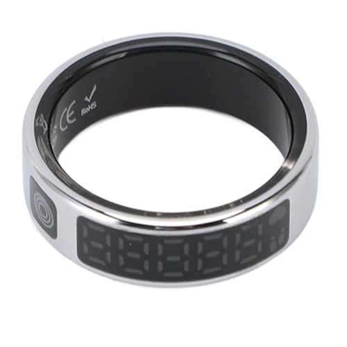 GOWENIC Smart Ring, Fitness Tracker with Display Screen, IP68 Water Proof, Remote Photography, Multiple Sports Modes Health Tracker Activity Tracker Page Turner, for Men Women (#8)