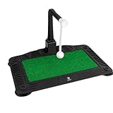 Yunmeryker Golf Schwungtrainer, höhenverstellbar, Trainingsgerät für präzise Schwungkorrektur, Schwunghilfe für Anfänger, Indoor, 64x34.5cm PE-Material, Improved-Version