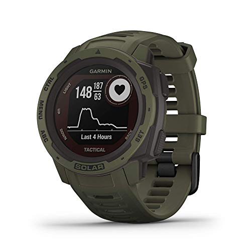 Garmin Instinct - wasserdichte GPS-Smartwatch mit Sport-/Fitnessfunktionen. Herzfrequenzmessung am Handgelenk, Fitness Tracker und Smartphone Benachrichtigungen. Viele Modelle zur Auswahl