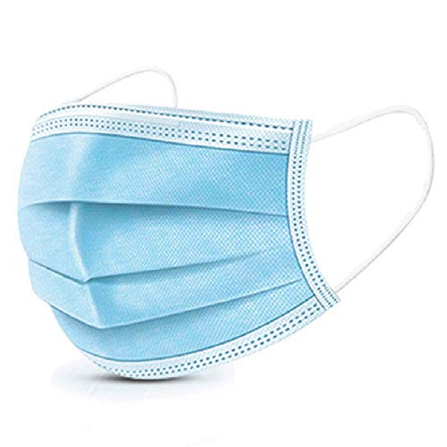10PCS Thick 3-Ply Face Shield with Elastic Ear Loop Cover Full Face Anti-Dust