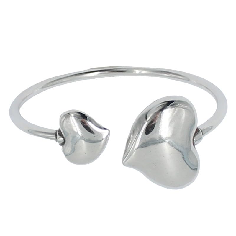Colección BRAZALETE 'SAN VALENTÍN' Doble CORAZÓN tipo PANDORA.