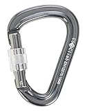 Mosquetão Alumínio HMS 28KN rosca USClimb Keylock CE EN