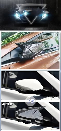 Coque de rétroviseur carbone Veloster cache de protection extérieur 2012-2018