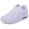 Dames Sneakers Mode Luchtkussen Casual Veterschoenen Pu Ademende Loopschoenen Lichte En Comfortabele Reisschoenen,Wit,35…