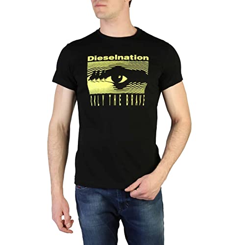 T-Shirt DIESEL S4E1 T-Diego Tricot Homme Manches Courtes Noir Chic