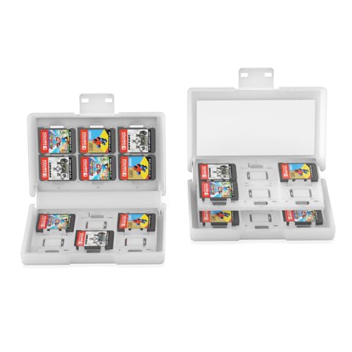 【1個入り】対応 Switch 2 カードケース 24 Sediven クリア カバー 薄型軽量 黄変防止 紛失防止 落下防止 傷防止 滑り止めカバー(クリア)
