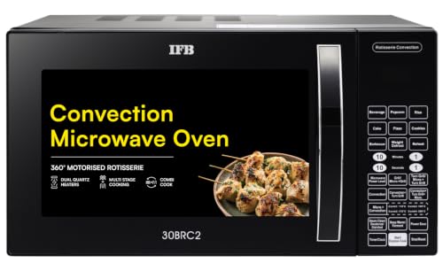 IFB 30L Convection Microwave Oven with 101 Standard Cook Menus (3...