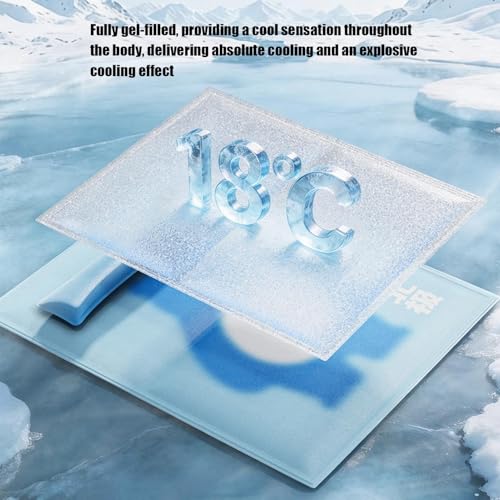 Tapis de refroidissement pour chien imperméable avec appui-tête amovible lit été