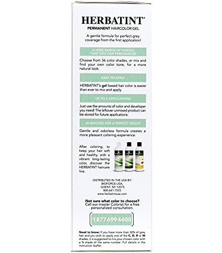 Herbatint Gel Tinte Permanente 6D Rubio Dorado Oscuro 135 mL miniatura 6