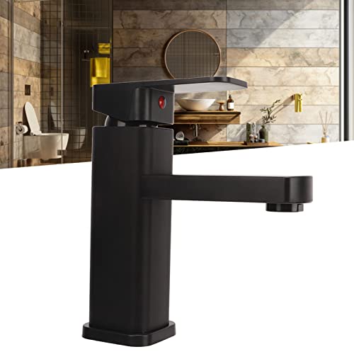 Robinet de salle de bain en acier inoxydable mitigeur de lavabo design moderne durable - 4