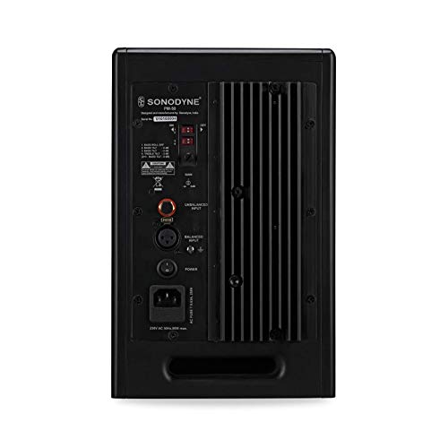 Image of Sonodyne PM 50 V2 Professional Active Studio Monitor for Music Production, 45 Watts Wired Subwoofer Mixing & Mastering (Single Unit) (Black)