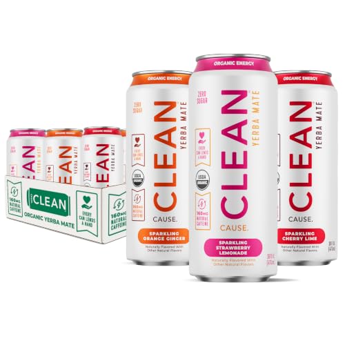 CLEAN Cause Zero Sugar Yerba Mate