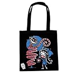 Akumu Ink Alice Shopper Tasche Bag Nightmare Mad Hatter Chesire Cat Grinsekatze