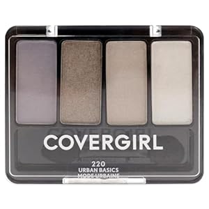 COVERGIRL Eye Enhancers 4-Kit Eye Shadow, Urban Basics (Packaging May Vary), Pack of 1