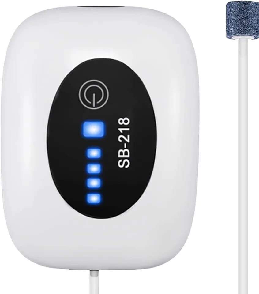 New Sobo AC/DC Air Pump Rechargeable Air Pump for Fish Tank, Air Pump 1W | DC 3.7V-2600mAh | Presure: 2x0.018Mpa | Air Flow:3L/min (SOBO AC/DC AIR Pump SB-218 1W) (B0CKVYXQFT) Amazon Price History, Amazon Price Tracker