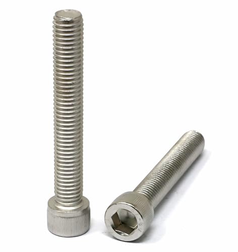 Image of iexcell 4 Pcs M12 x 80mm Thread Pitch 1.75 mm Stainless Steel 304 Hex Socket Head Cap Screws Bolts Kit