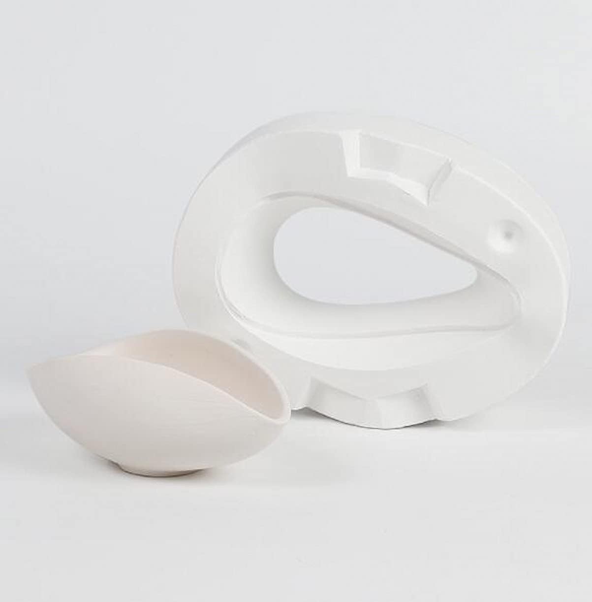 1Set Pottery Tools Potters Ceramic Mold Ceramic Forming Mold Plaster Molds DIY Handmade Home Decor Supplies - Mini Tea Cup, white