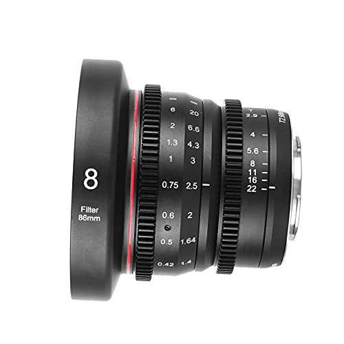 MEKE 8 mm T2.9 große Blende manueller Fokus Prime Low Distortion 4K Mini Cine Objektiv für Micro Four Thirds M4/3 MFT… – Bild 3
