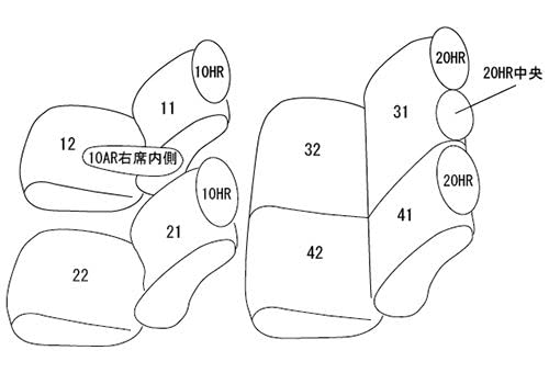 クラッツィオ シエンタ シートカバー 41ETH1680K
