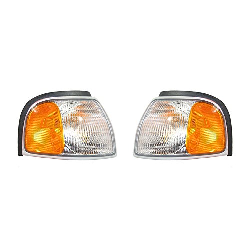 Rareelectrical New Turn Signal Light Pair Compatible With Mazda B3000 1998 1999 2000 Ma2521112 1F0051121 1F00-51-121 1F00-51-131 1F0051131