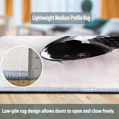 Tapis de salon lavable en machine et antidérapant pour la maison - 8