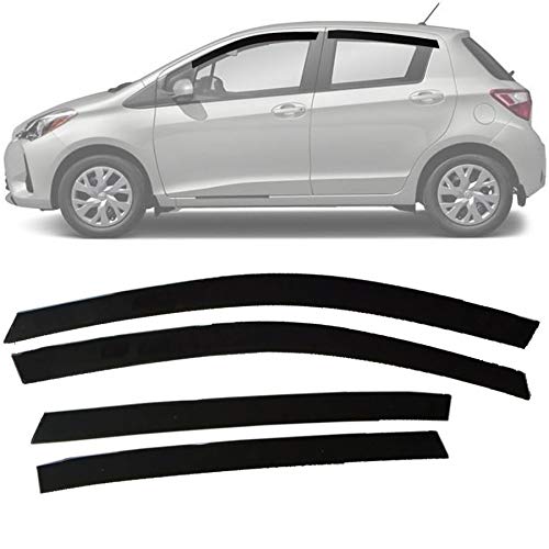 Calha de Chuva Esportiva Toyota Yaris Hatch 2018 19 Fumê