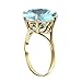 Imagen de 8 ct 14 K Anillo de oro macizo con Natural 12