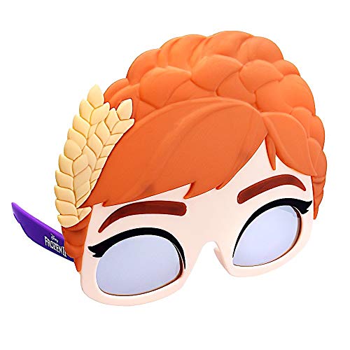 Sun-Staches Disney Frozen II Princess Anna Sunglasses | Costume Party Favor Shades | UV400 | One Size Fits Most