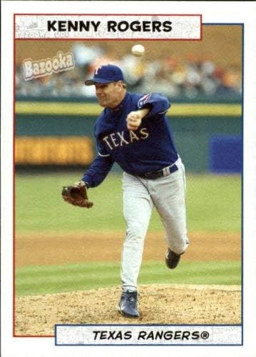 Miniatura 1 de 2005 Bazooka #41 Kenny Rogers MLB Baseball Trading Card