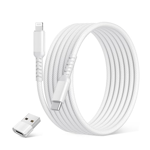 Elebase for iPhone 14 13 Cable with USB A Adapter 3.3ft,USB C to Lightning Cord Fast Charging Power Delivery for Apple 12 11 Pro Max Plus Mini,XS XR X 8 7 6 SE,iPad 8th 9th Generation,1M by Elebase - Used condition - US$8.72