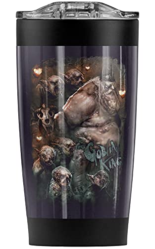 The Hobbit Goblin King Stainless Steel Tumbler 20 oz Coffee Travel Mug/Cup, Vacuum Insulated & Double Wall with Leakproof Sliding Lid | Great for Hot Drinks and Cold Beverages