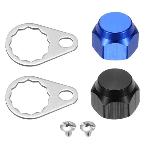 YELARXI M7 Fishing Reel Screw Nut Caps Left Handle Knob Locking Plate