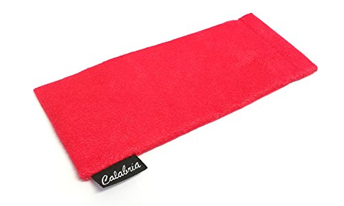 Image of Calabria C-347 Spring Top Squeeze Eyeglasses Case Chamois Soft Glasses Holder Pouch Anti-Scratch Clean Lenses Sunglasses Bag