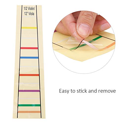 Vioolvingersticker, Vioolpositie-indicator Vioolvingergeleider voor altviool 1/2 3/4"(BC12 1/2) - Image 6