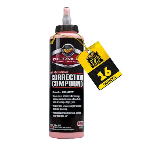 Meguiar's D30016 DA Microfiber Correction Compound 16 oz