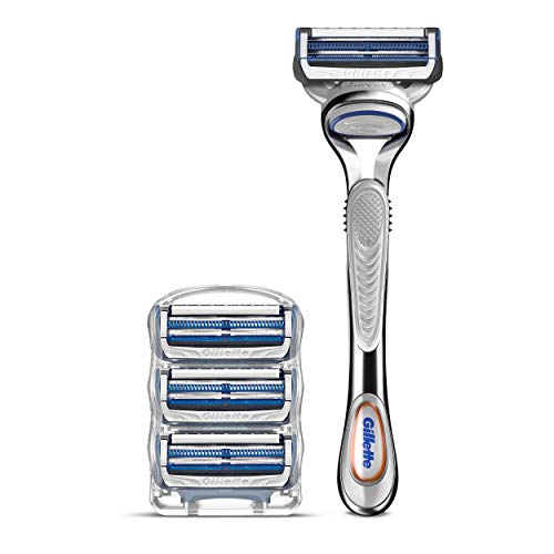Gillette SkinGuard Men's Razor and Men's Razor Blades, for Sensitive Skin, Handle +