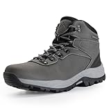 CC-Los Damen Wasserdicht Wanderstiefel rutschfeste Trekkingschuhe Wanderschuhe Outdoorschuhe Grau Weit 41