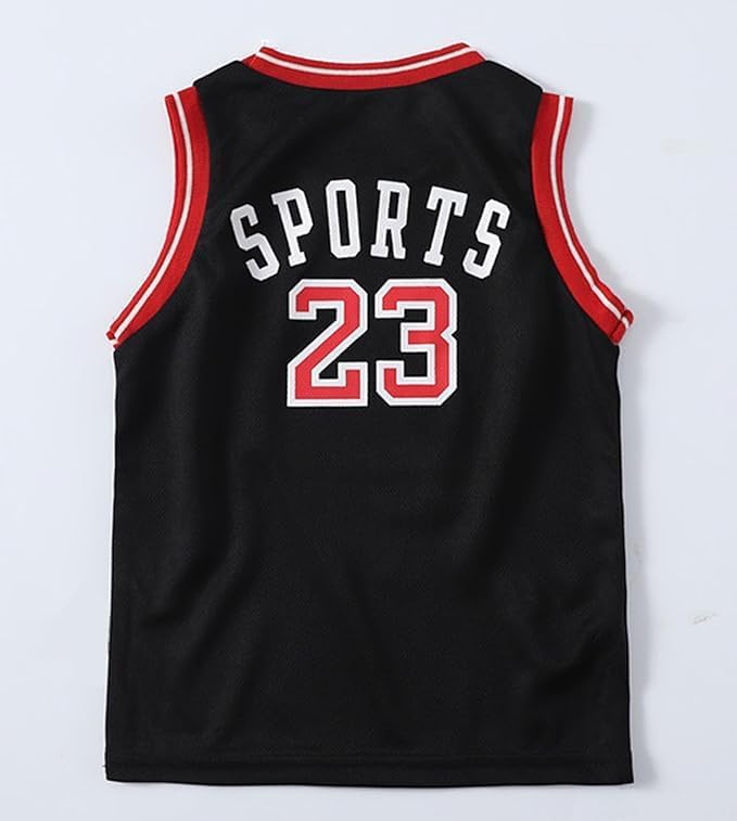 Toddler Baby Boys Basketball Jersey Outfit Toddler Kids Sports Shorts Set Summer Clothes Tank Top Track Shorts - Image 2
