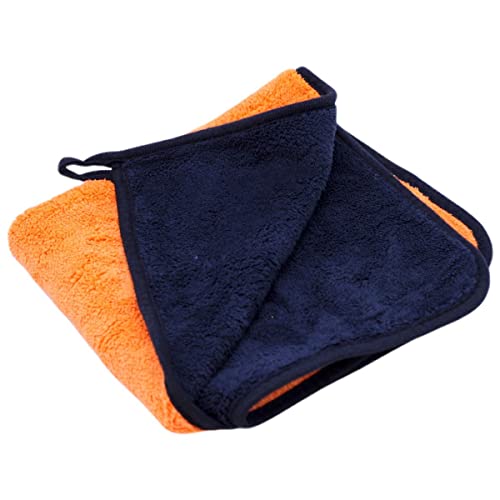 FLANELA DE MICROFIBRA LARANJA/PRETO 600GSM 40X40 EVOX