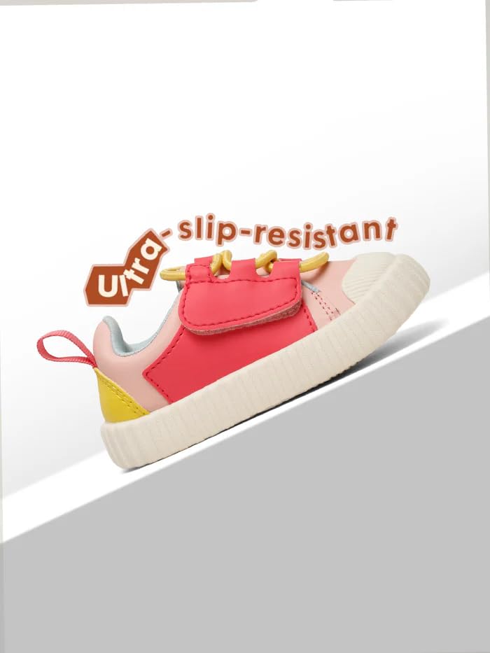 Image of ONYC Toddlers's Comfortable & Lightweight Lace-Free Sneakers - Yellow (Boys)