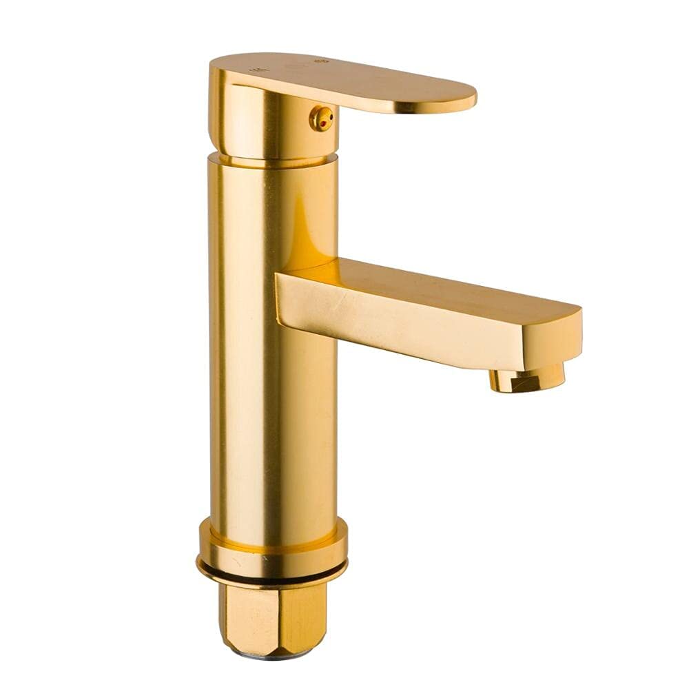Mitigeur de salle de bain anti-corrosion en aluminium mat eau chaude et froide