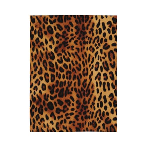 Couverture flanelle imprimé léopard légère lavable plaid lit canapé - 3
