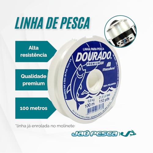 Kit de Pesca Completo Albatroz Fishing, 2 Varas Telescópicas, 2 Molinetes de Arremesso, Acessórios e