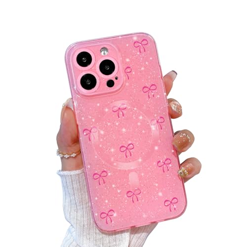 Coque iPhone 15 Pro Max rose ruban le cadeau idéal pour filles et femmes