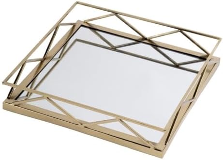 Butler Specialty Company Lydon Rectangle Mirrored Serving Tray - Polished Gold