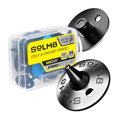 Crampons métalliques SOLM8 pour remplacer les pointes usées de vos chaussures de golf et cricket
