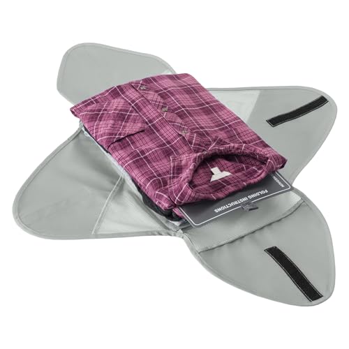 Eagle Creek Pack-It Original Garment Folder - Travel Garment Bag with Compression Wings to Maximize Luggage Space - Convenient Top Handle - Quick Drying Material - Storm Grey - Medium4